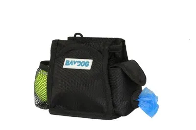 1EA BayDog Black Pack N Go Bag - Treats